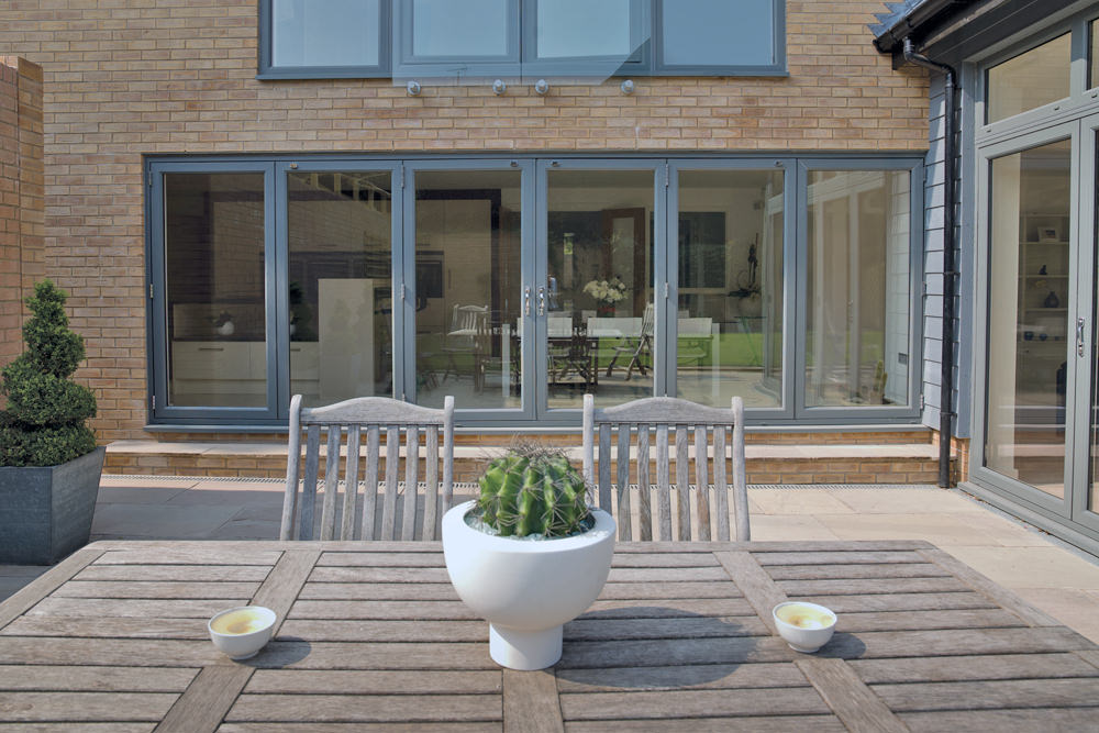 aluminium bi-fold doors Peterborough